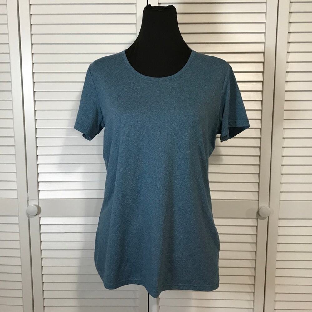 32 Degrees Cool Teal Moisture Wicking Anti Odor Quick Dry T-shirt Women L